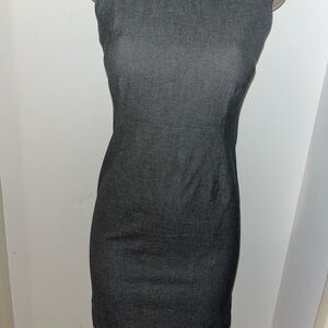 Banana Republic Gray Sheath Halter Mini Dress